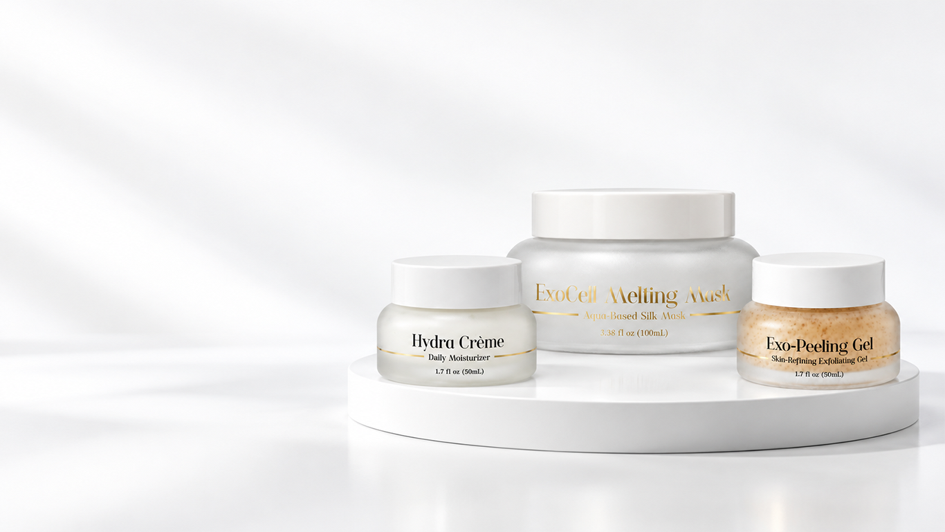 Vancore skincare trio in white-3